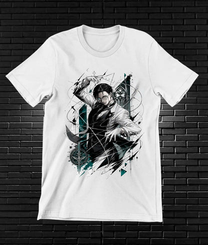 Camiseta Hellsing 2 diseño BAREN color blanco