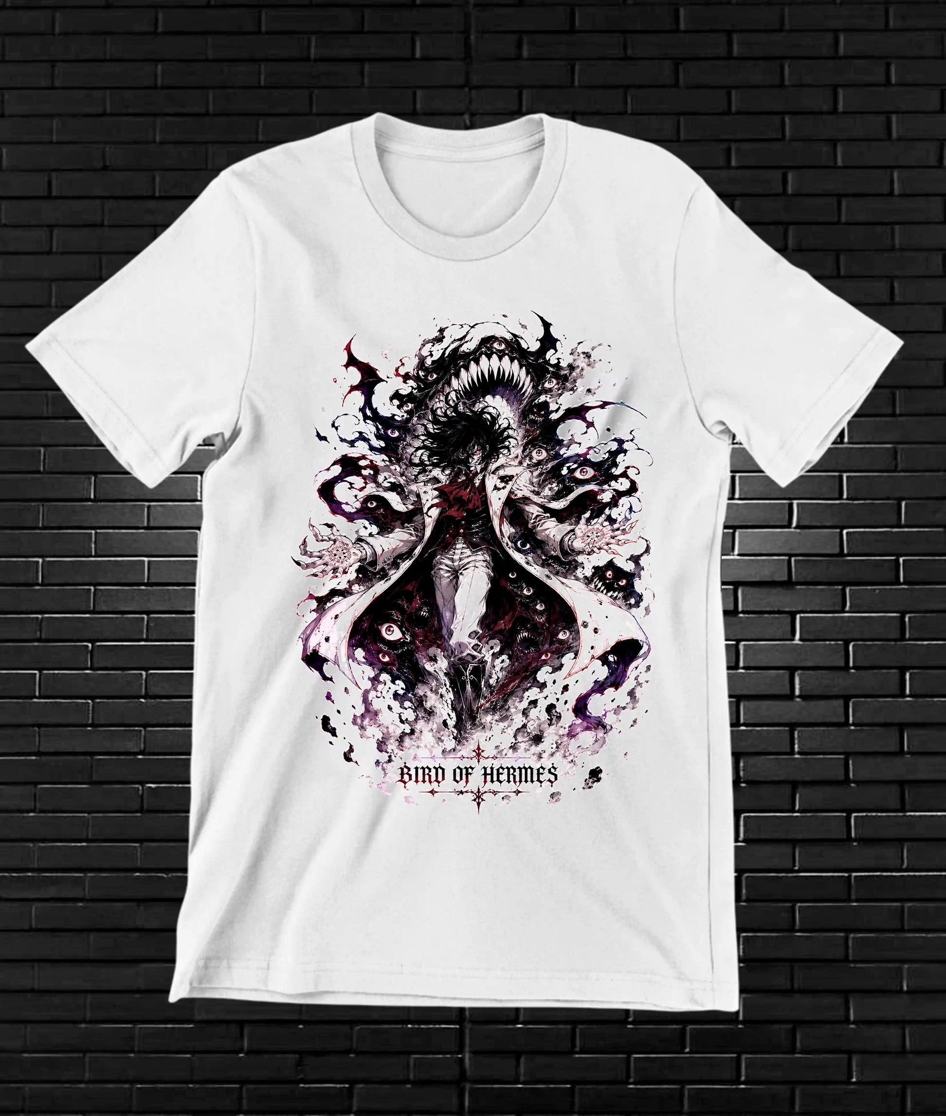 Camiseta Hellsing 2 diseño CAVOX color blanco