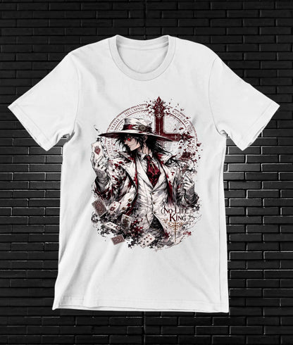 Camiseta Hellsing 3 diseño BANIX color blanco