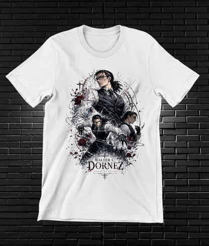 Camiseta Hellsing 3 diseño CAVOX color blanco