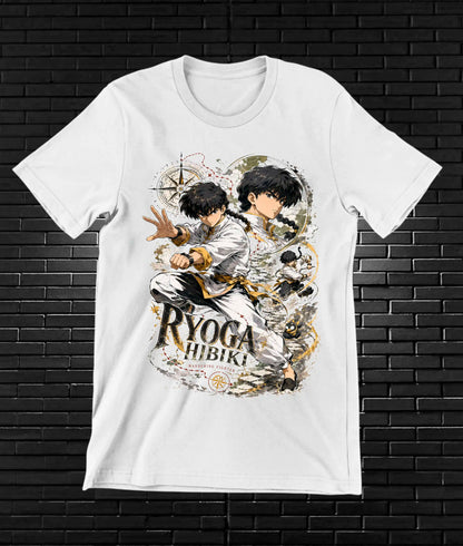 Camiseta Ranma 2 diseño NIVRA color blanco