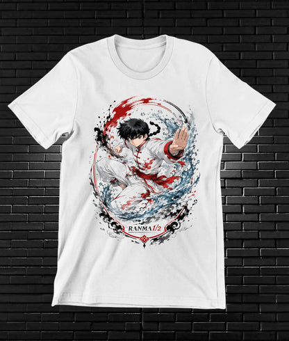 Camiseta Ranma diseño BANIX color blanco