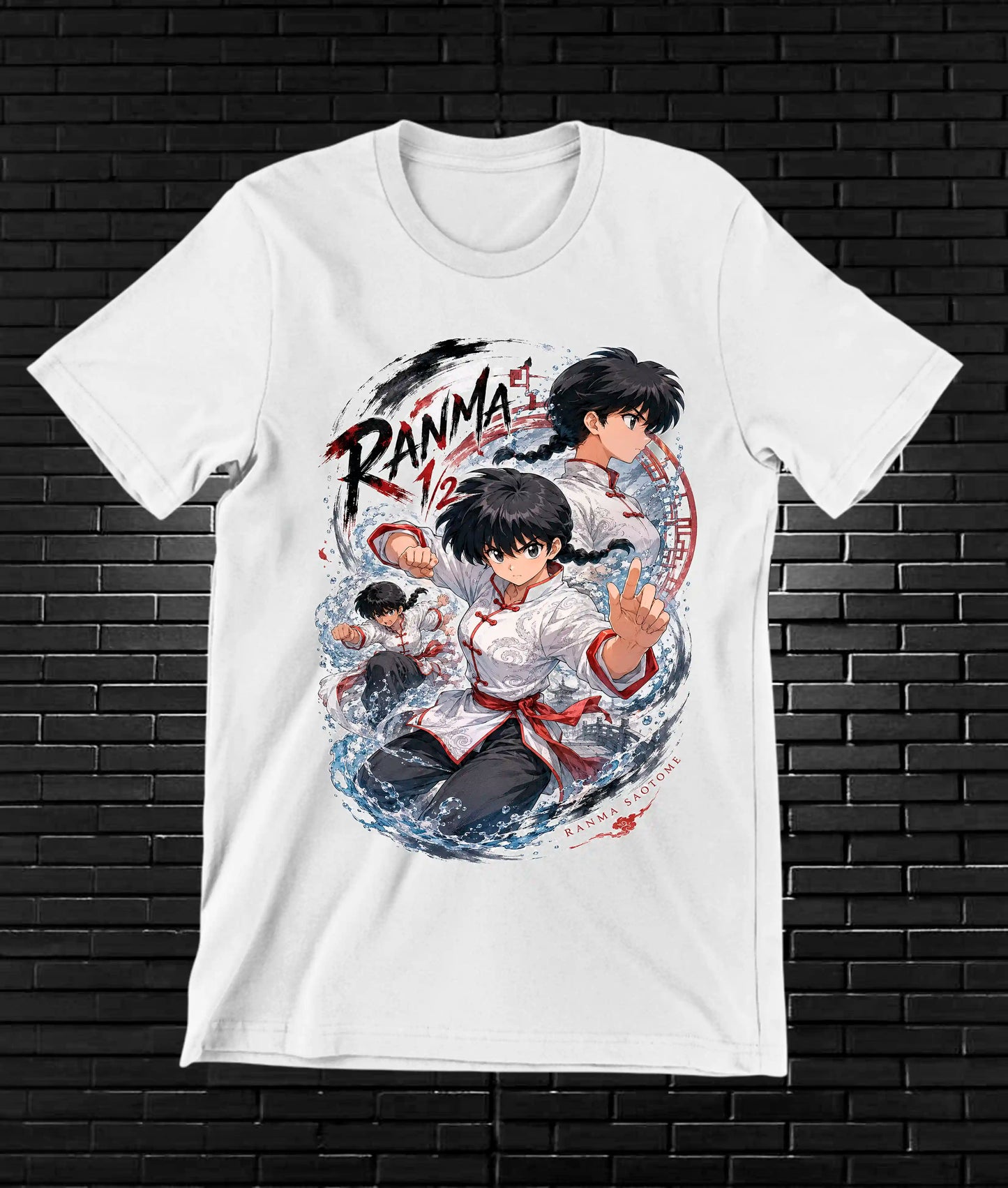 Camiseta Ranma diseño CAVOX color blanco