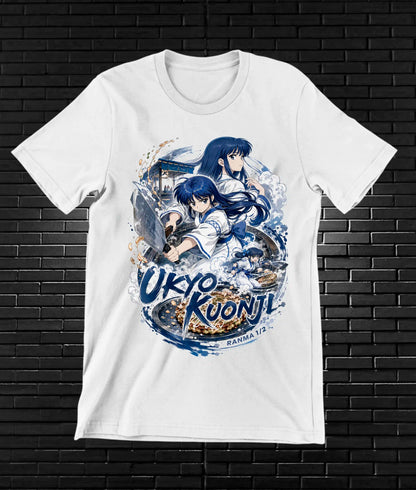 Camiseta Ranma diseño MERON color blanco