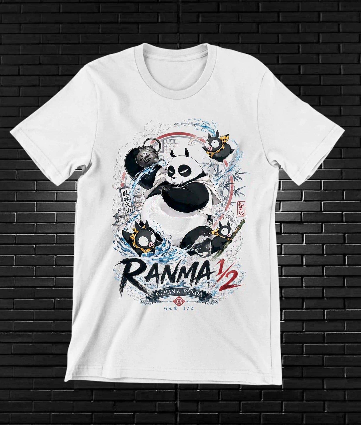 Camiseta Ranma diseño NIVRA color blanco