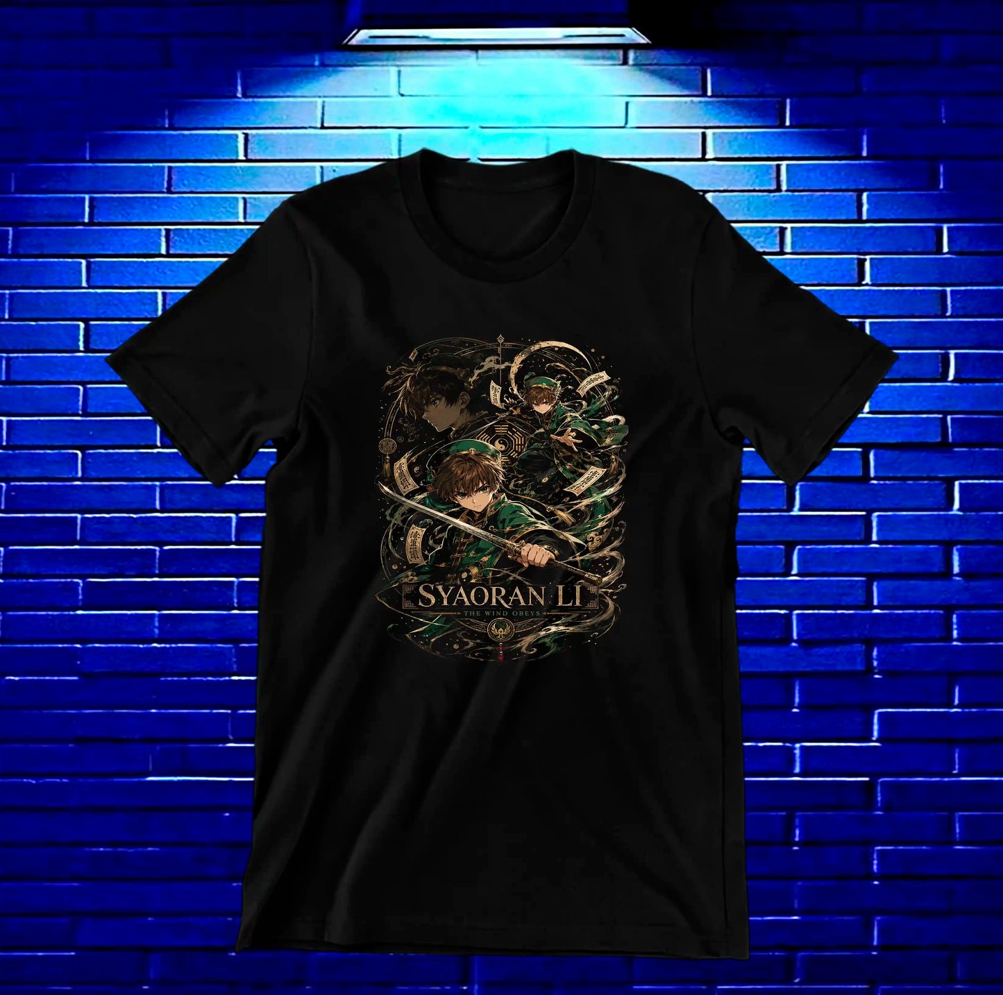 Camiseta Sakura Cardcaptor diseño BAREN color negro
