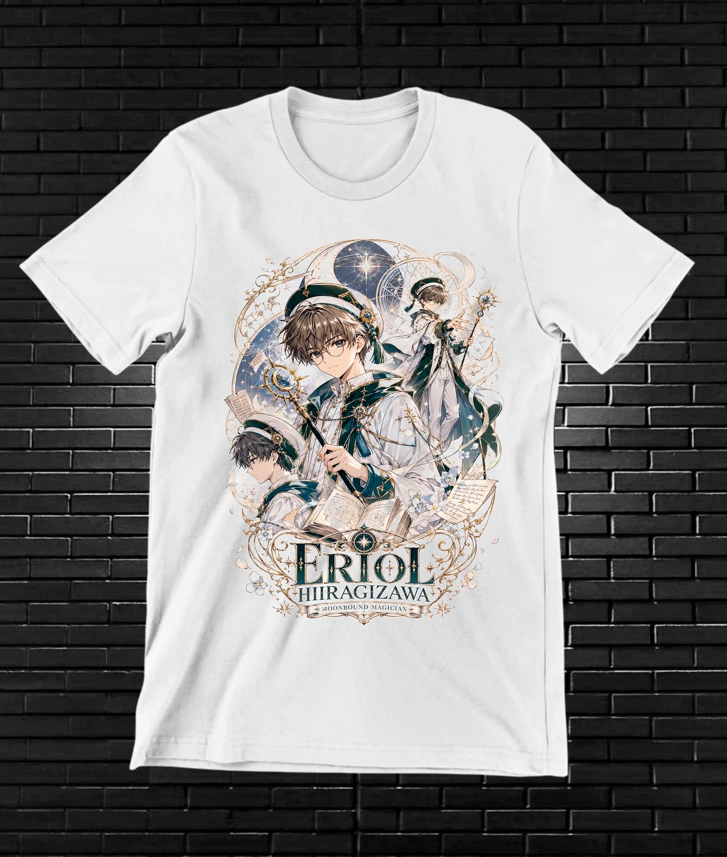 Camiseta Sakura Cardcaptor diseño NIVRA color blanco