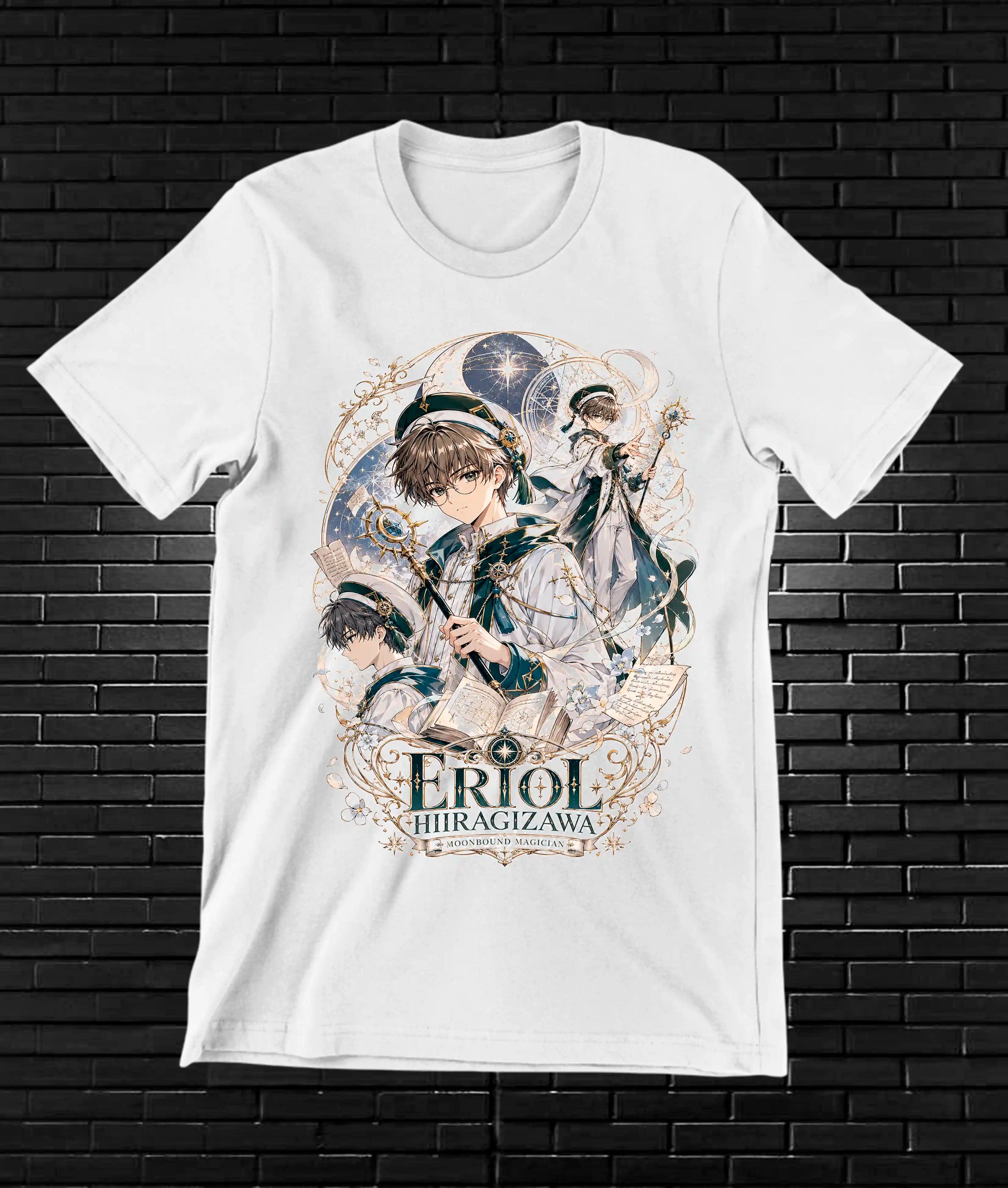 Camiseta Sakura Cardcaptor diseño NIVRA color blanco