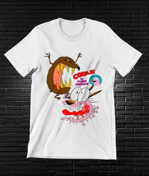 Camiseta Coraje el Perro Cobarde – CAMINE