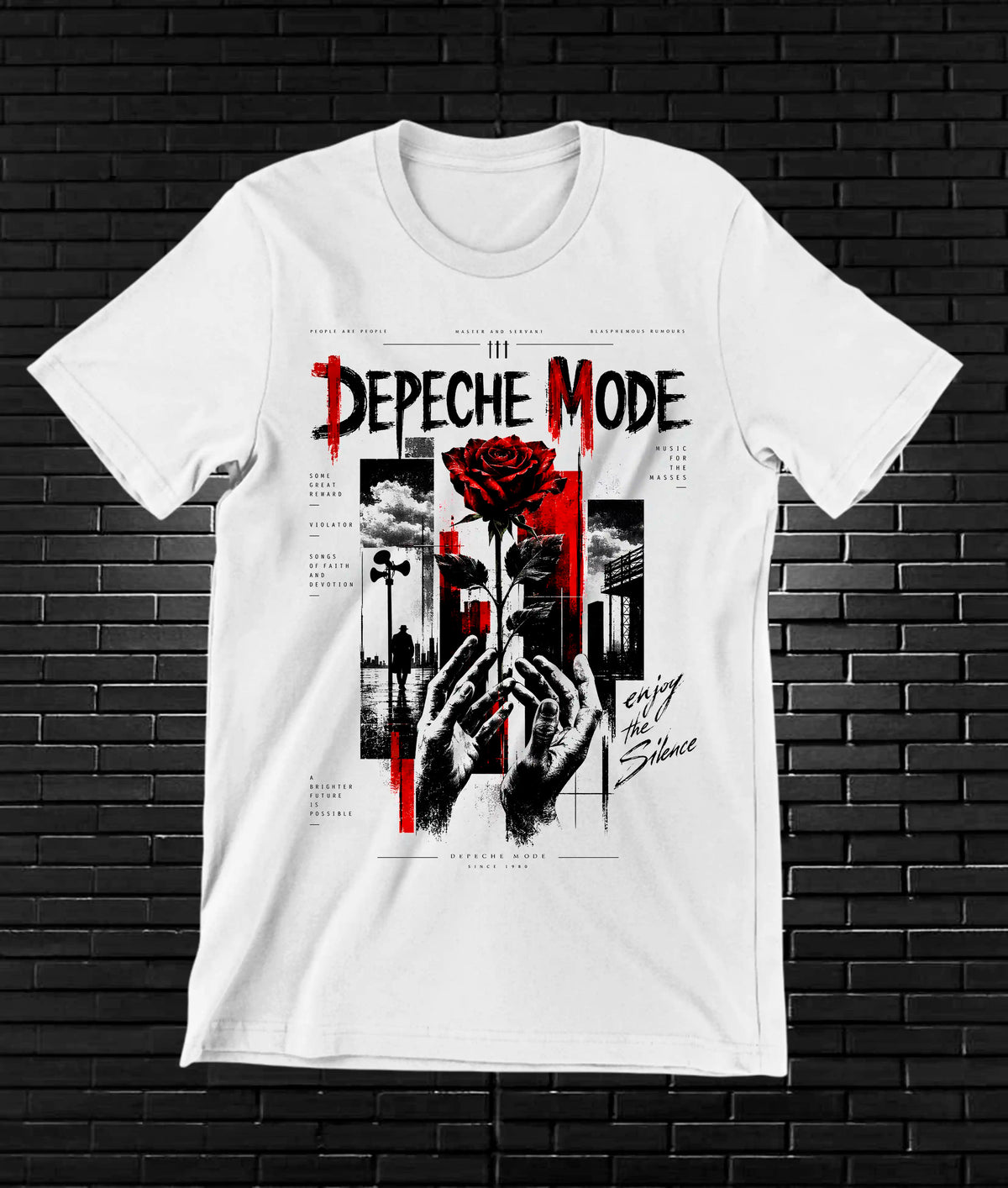 Camiseta Depeche Mode BALOR - BAREN Blanco
