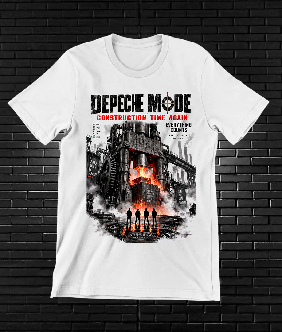Camiseta Depeche Mode BALOR - CAVOX Blanco