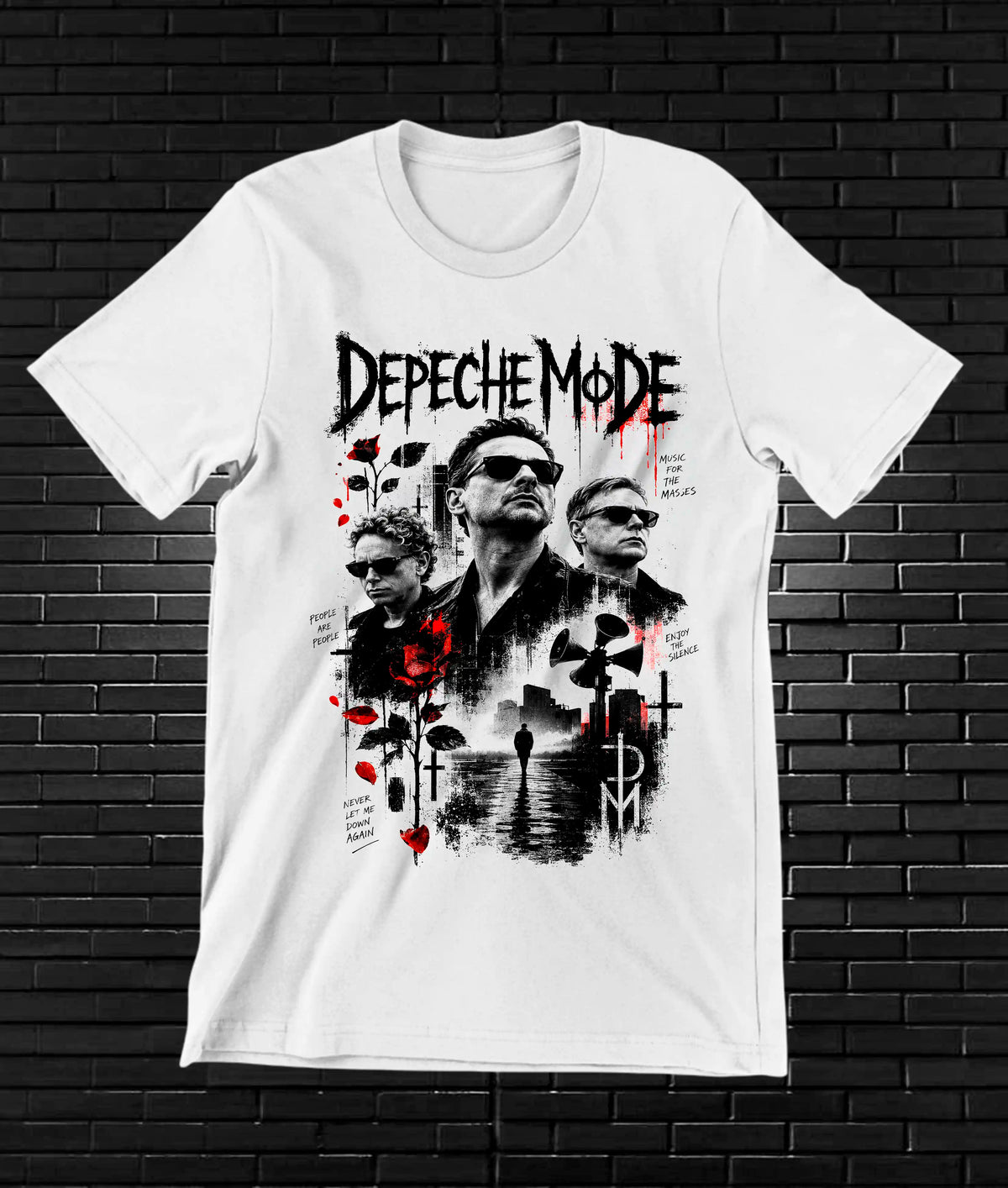 Camiseta Depeche Mode BAMOR - BAREN Blanco