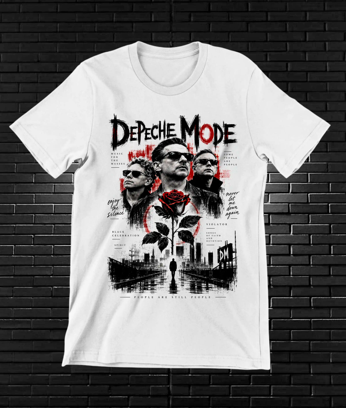 Camiseta Depeche Mode BAMOR - CAVOX Blanco