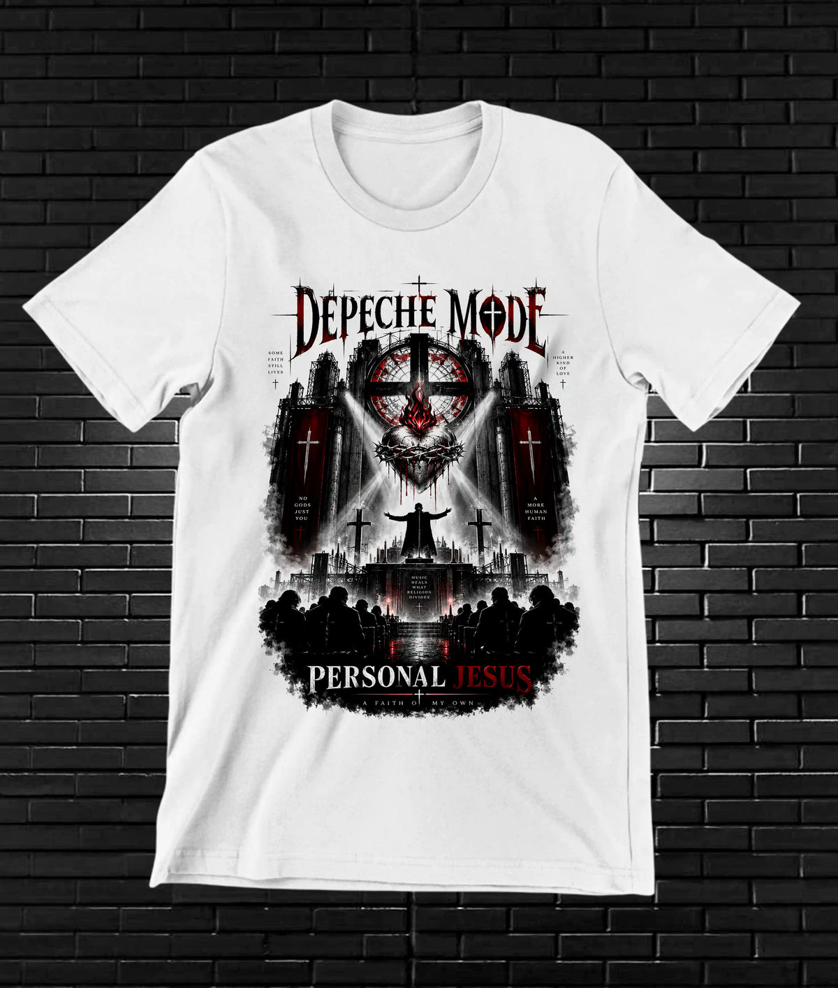Camiseta Depeche Mode CAMINE - NIVRA Blanco