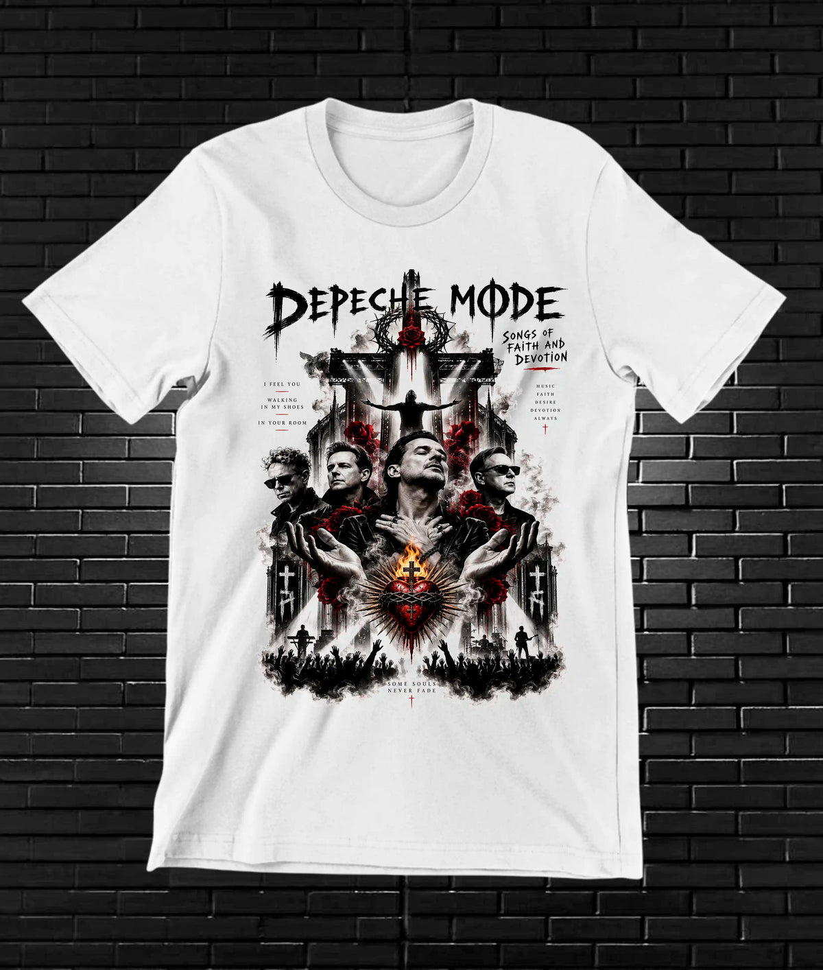 Camiseta Depeche Mode MELAR - BAREN Blanco