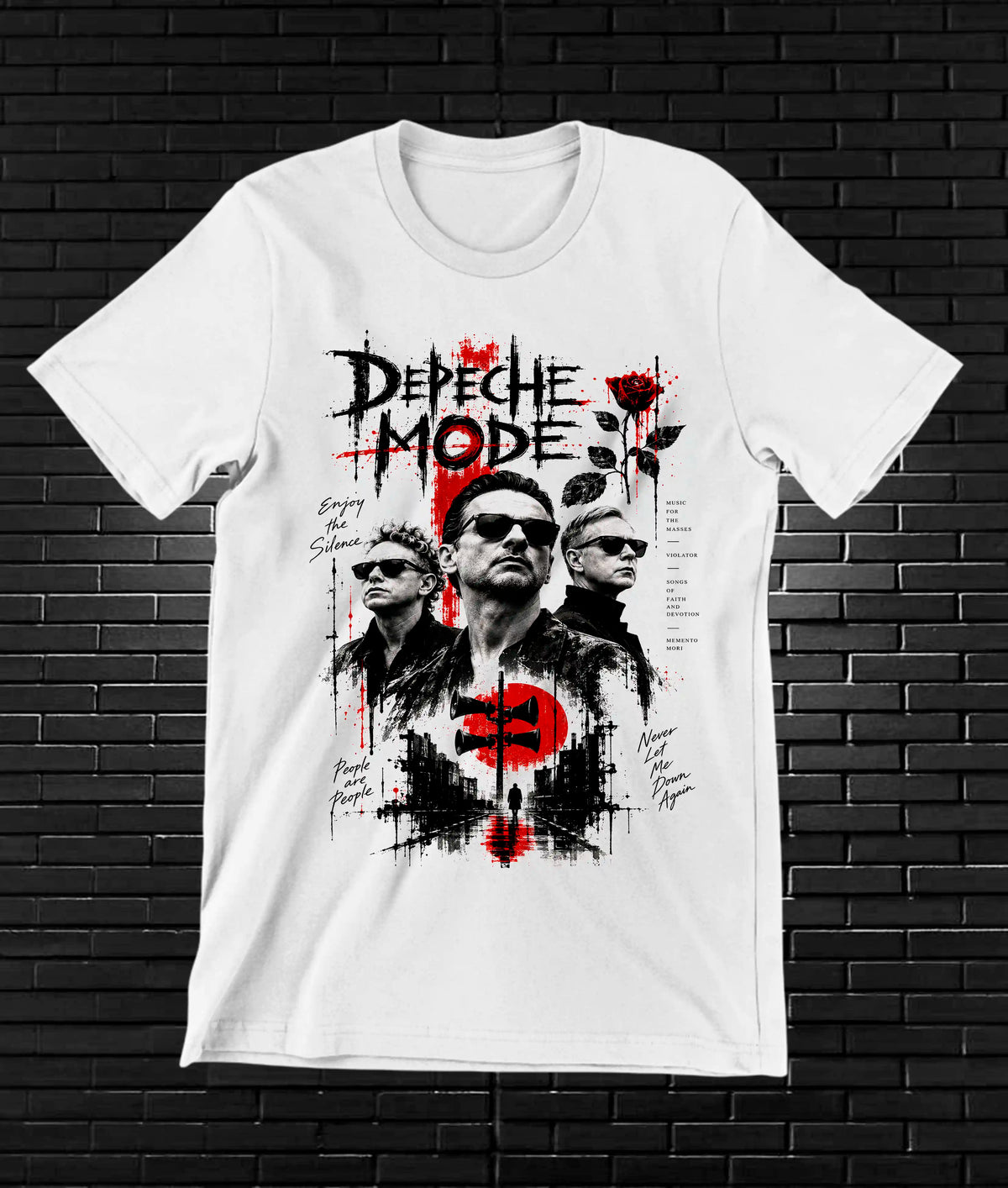 Camiseta Depeche Mode MELAR - CAVOX Blanco