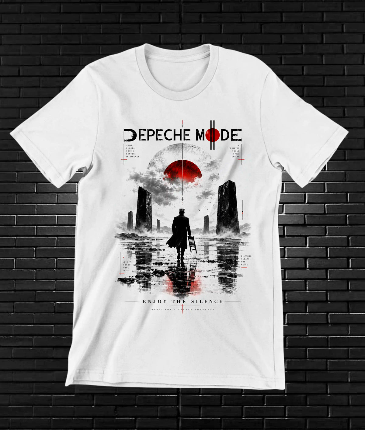 Camiseta Depeche Mode MELAR - MERON Blanco