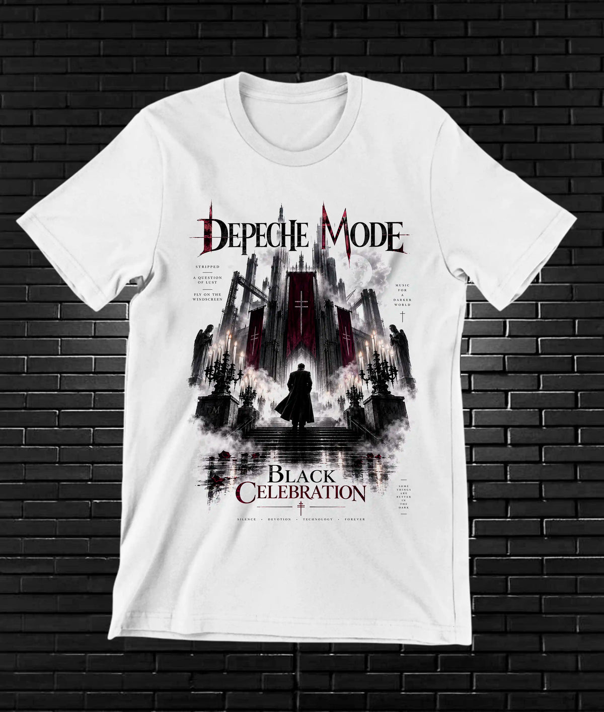 Camiseta Depeche Mode MELAR - NIVRA Blanco