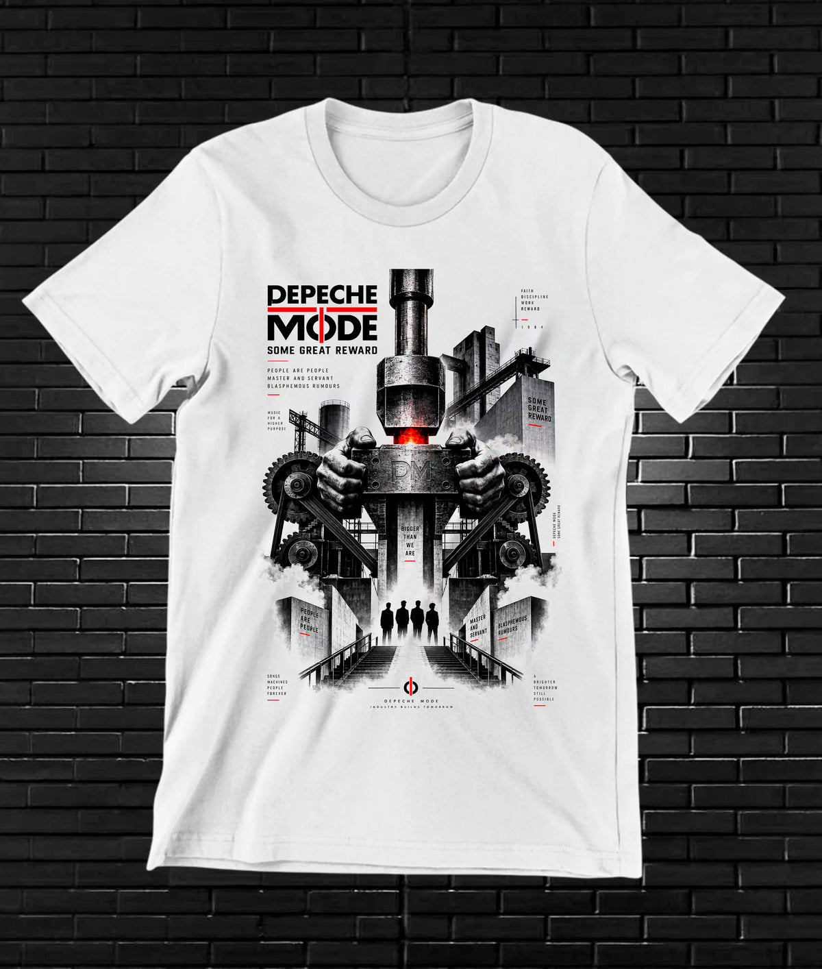 Camiseta Depeche Mode NIMOR - MERON Blanco