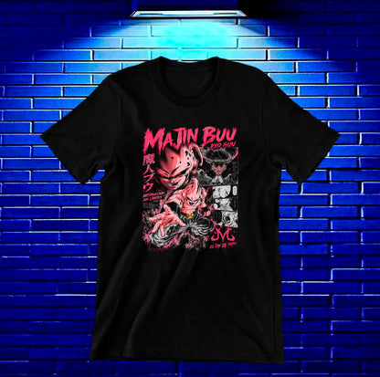 Camiseta Dragon Ball Majin Buu BALOR - BANIX Negro