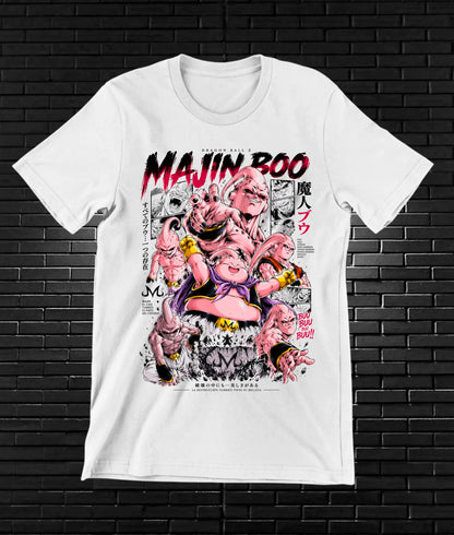 Camiseta Dragon Ball Majin Buu BALOR - CAVOX Blanco