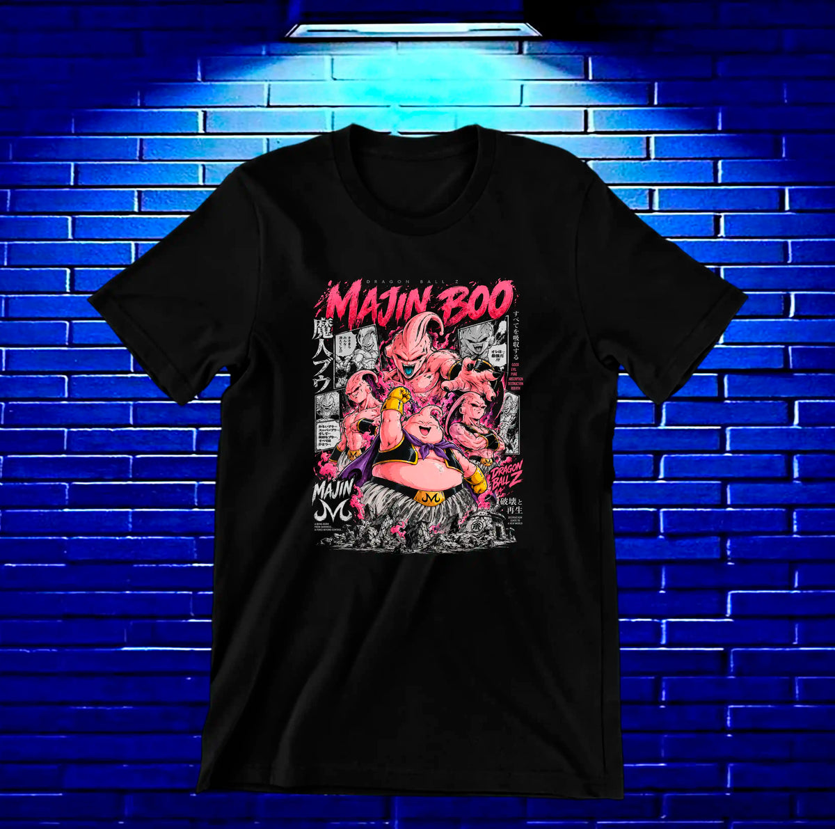 Camiseta Dragon Ball Majin Buu BALOR - CAVOX Negro