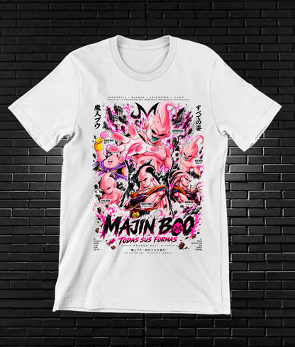 Camiseta Dragon Ball Majin Buu BALOR - NIVRA Blanco