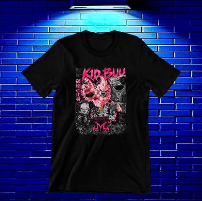 Camiseta Dragon Ball Majin Buu BALOR - NIVRA Negro