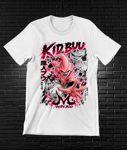 Camiseta Dragon Ball Majin Buu BAMOR - BANIX Blanco