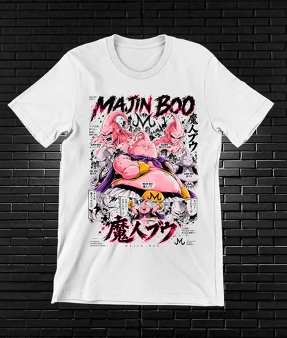 Camiseta Dragon Ball Majin Buu CAMINE - BANIX Blanco
