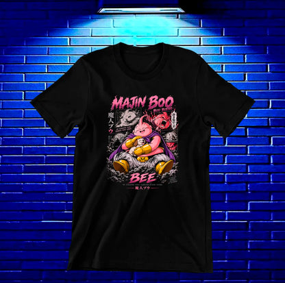 Camiseta Dragon Ball Majin Buu CAMINE - BANIX Negro