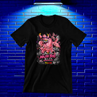 Camiseta Dragon Ball Majin Buu CAMINE - CAVOX Negro