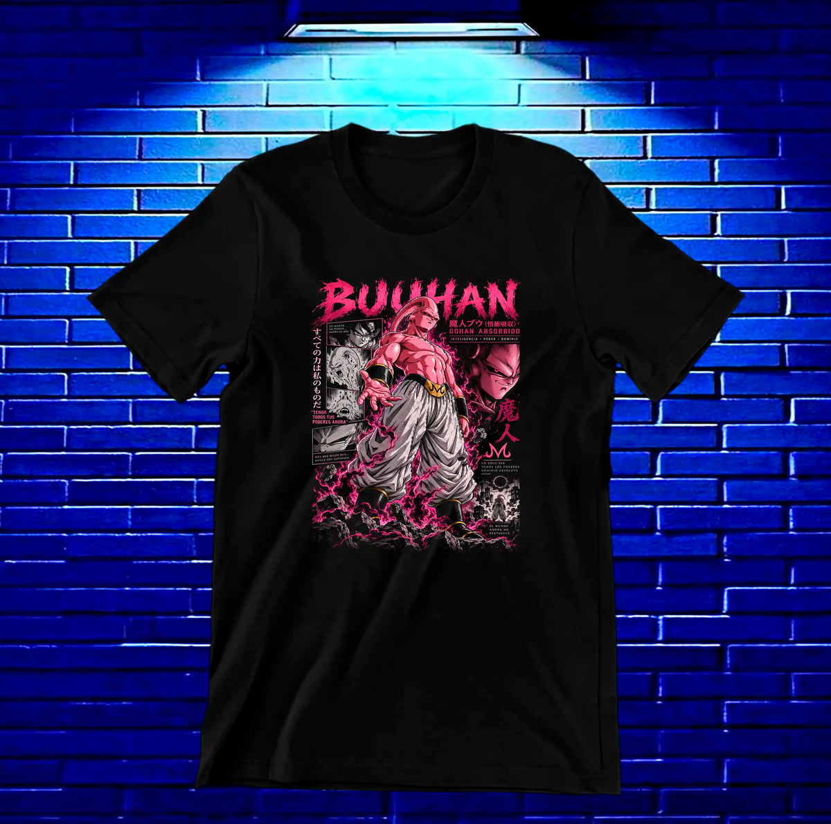 Camiseta Dragon Ball Majin Buu CAVEN - CAVOX Negro