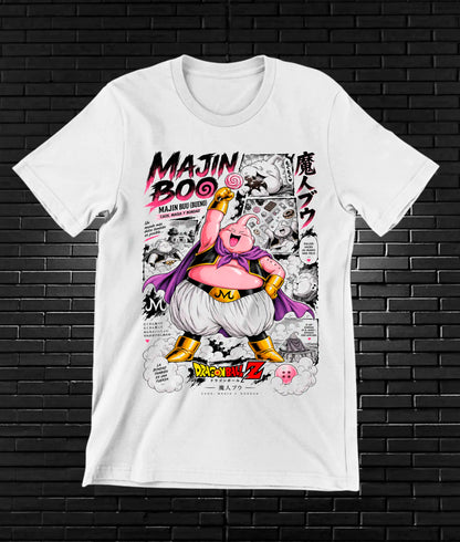 Camiseta Dragon Ball Majin Buu MELAR - BANIX Blanco