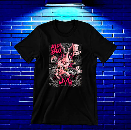 Camiseta Dragon Ball Majin Buu MELAR - CAVOX Negro
