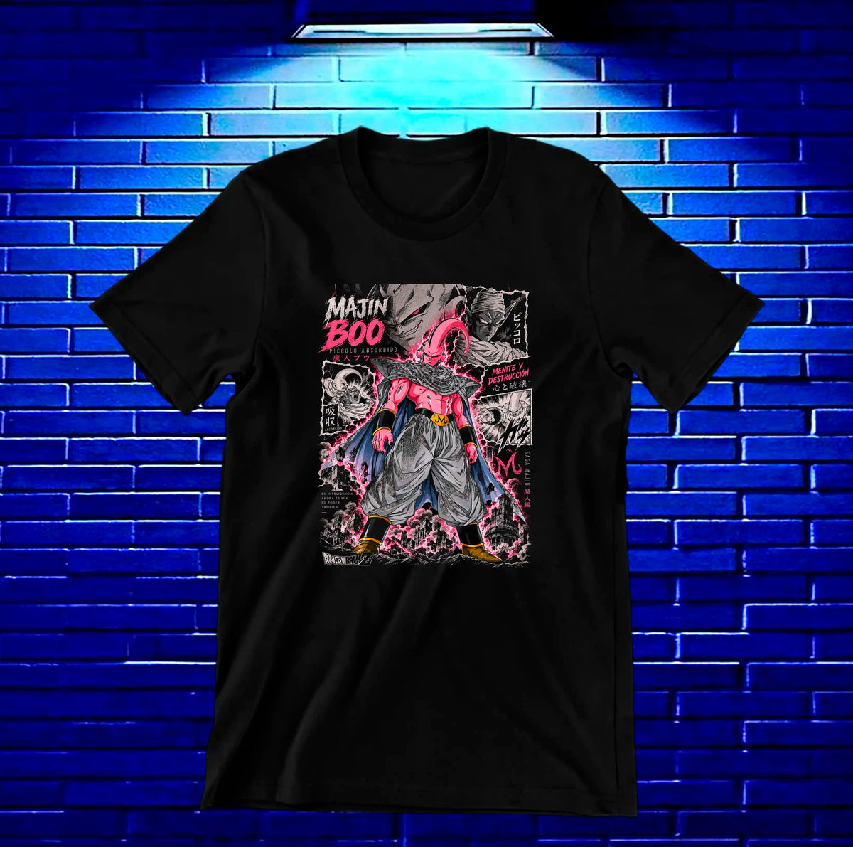 Camiseta Dragon Ball Majin Buu MELAR - NIVRA Negro