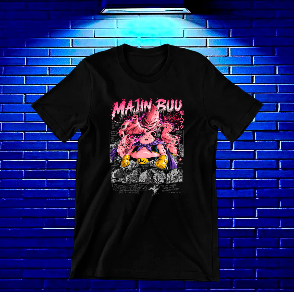 Camiseta Dragon Ball Majin Buu NIMOR - BANIX Negro