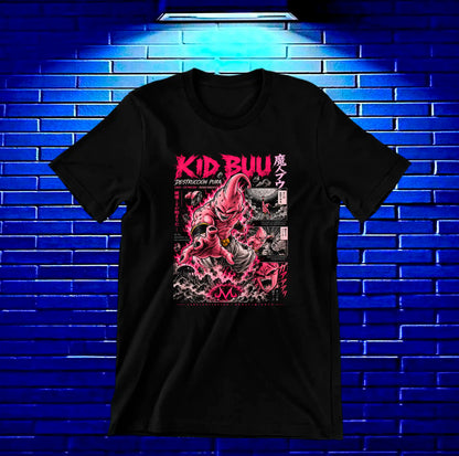Camiseta Dragon Ball Majin Buu NIMOR - CAVOX Negro