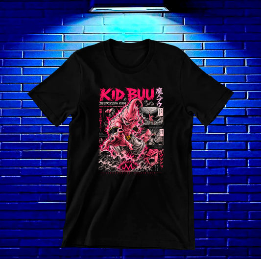 Camiseta Dragon Ball Majin Buu NIMOR - CAVOX Negro