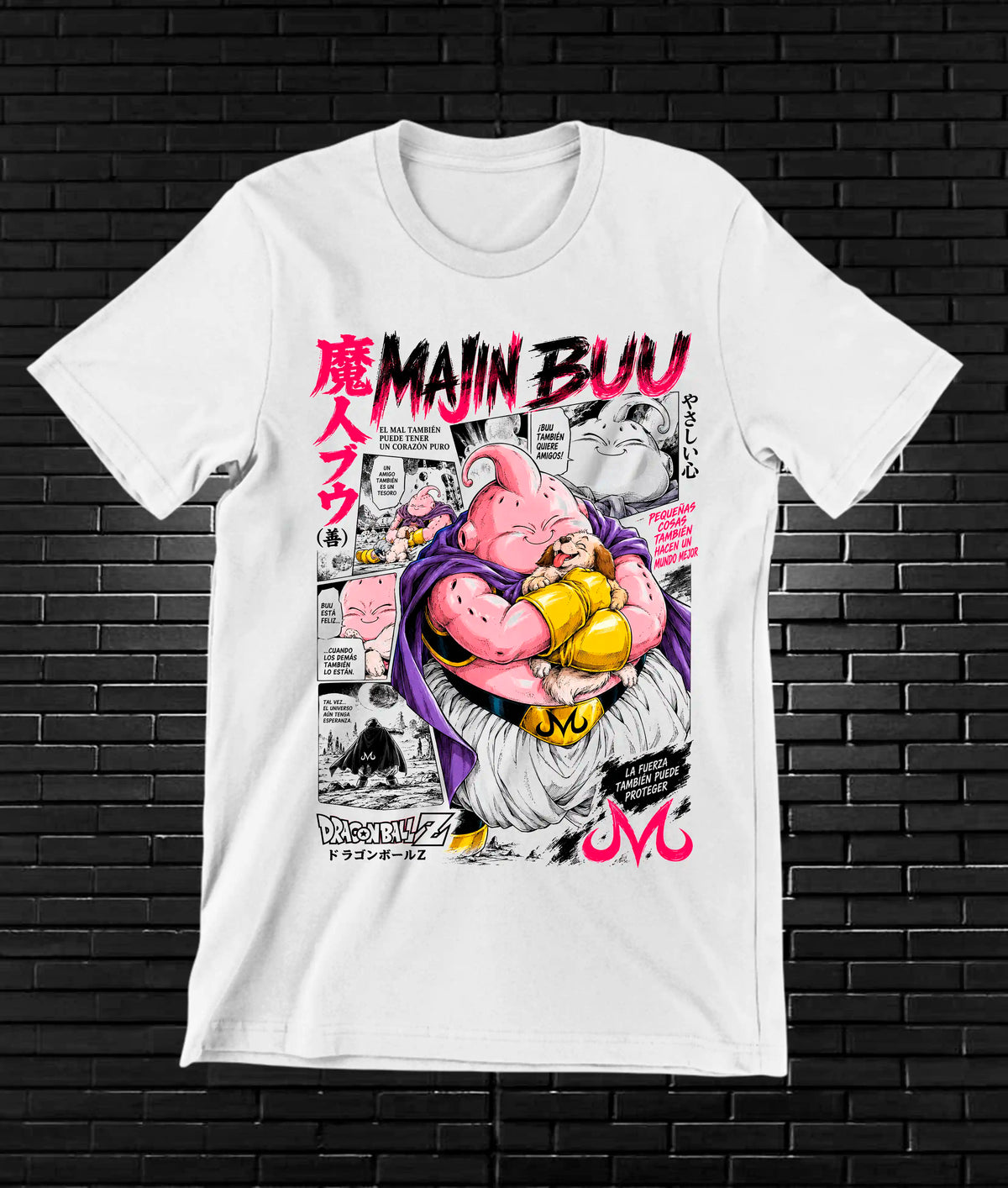 Camiseta Dragon Ball Majin Buu NIMOR - NIVRA Blanco