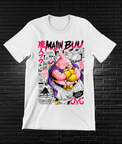 Camiseta Dragon Ball Majin Buu NIMOR - NIVRA Blanco