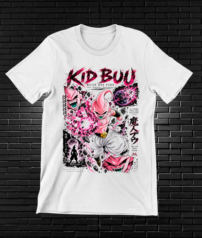 Camiseta Dragon Ball Majin Buu NIREN - NIVRA Blanco