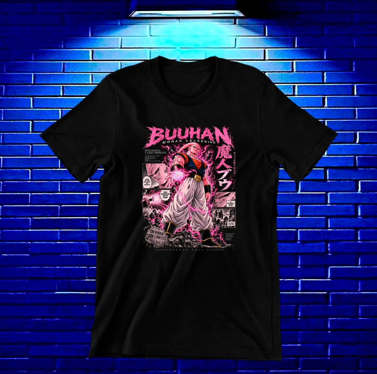 Camiseta Dragon Ball Majin Buu NIREN - NIVRA Negro