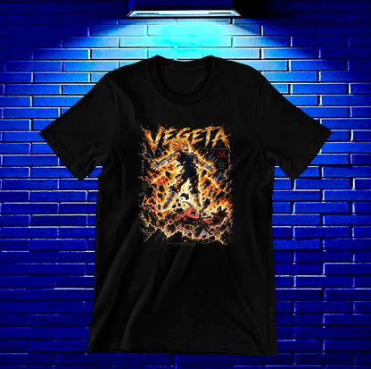 Camiseta Dragon Ball Vegeta – NIMOR – Diseño CAVOX – Negro