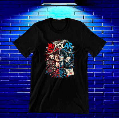 Camiseta El Cuarteto de Nos BAMOR diseño CAVOX color Negro