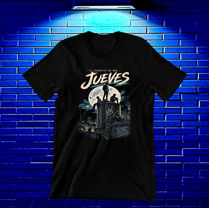 Camiseta El Cuarteto de Nos BAMOR diseño MERON color Negro