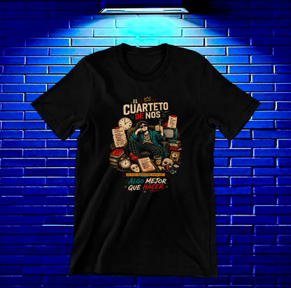 Camiseta El Cuarteto de Nos BAYRA diseño BAREN color Negro