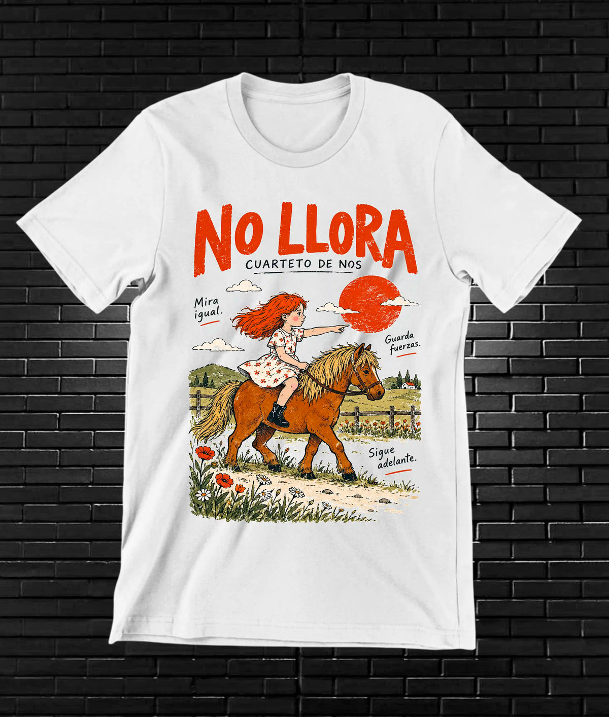 Camiseta El Cuarteto de Nos NIREN BANIX Blanco