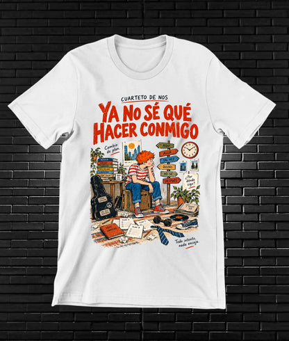 Camiseta El Cuarteto de Nos NIREN CAVOX Blanco