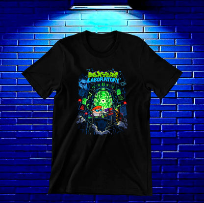 Camiseta El Laboratorio de Dexter BAMOR - BAREN Negro